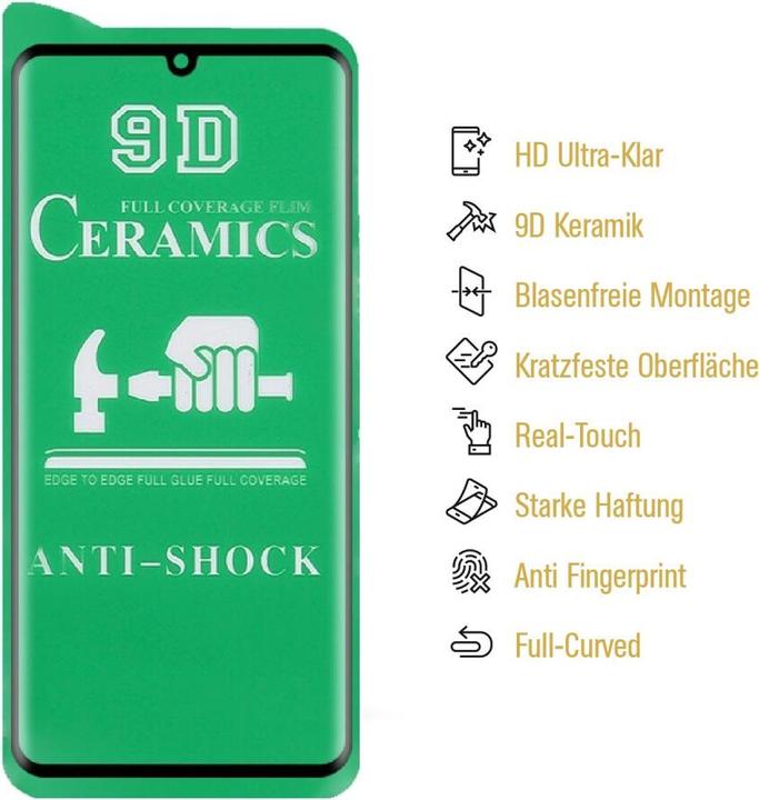 Produktbild Protectorking 2x Ceramic-Glass Full Cover HD Klar (2 Stück, Xiaomi Redmi Note 10)