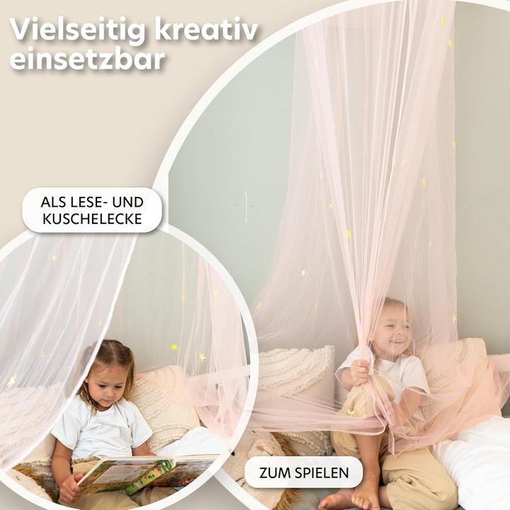 Image du produit Lilimaus Betthimmel mit Leuchtsternen