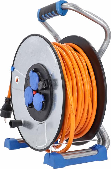 Actual product image As - Schwabe Metal cable reel with protective insulation (40 m, 2.50 mm²)