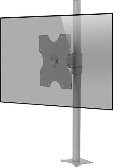 Produktbild edbak MSV2S Monitorhalterung mit Tischklemme, silber (Tisch)
