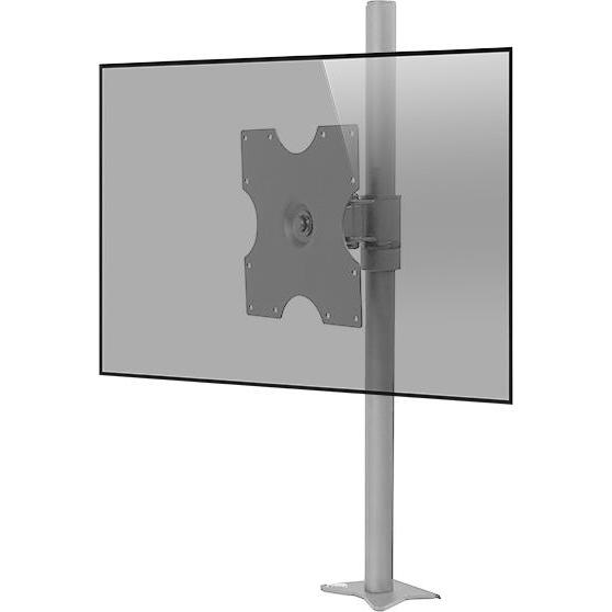 edbak MSV2S Monitorhalterung mit Tischklemme, silber (Tisch), Monitor Halterung, Silber