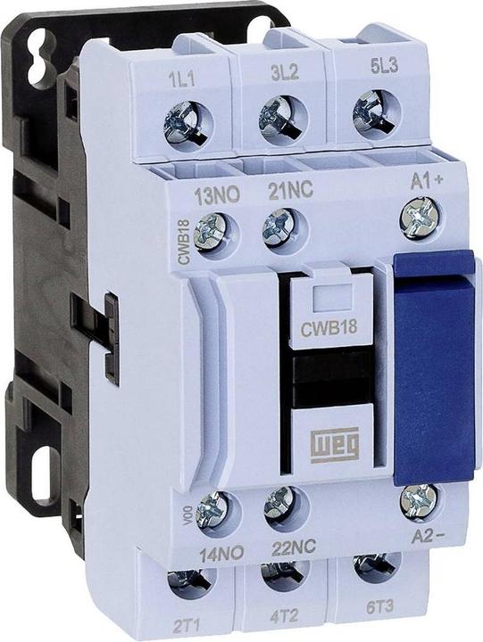 Immagine prodotto Weg CWB18-11-30D24 Contattore di potenza istantaneo 3 NO 11kW 230 V/AC 1pc.