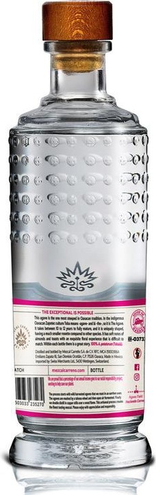 Produktbild Carreño Mezcal Artesanal | Tobasiche 100% | Agave karwinskii (1 x 70 cl)