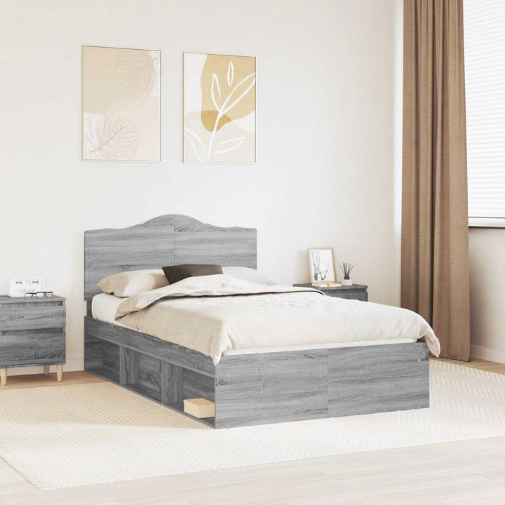 Image du produit vidaXL Moderner Bettrahmen (135 x 190 cm)