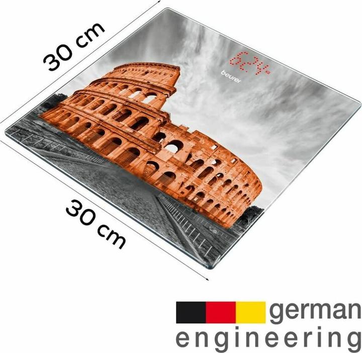 Actual product image Beurer Glass scale GS 215 Rome (180 kg)