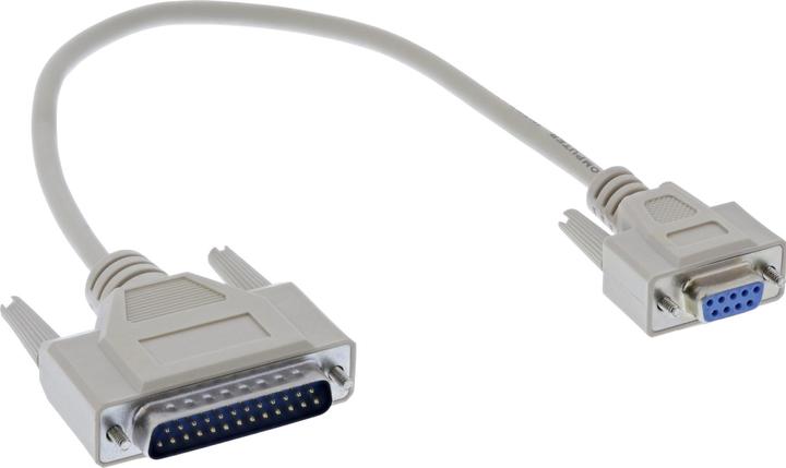 Immagine prodotto InLine Cavo seriale da 9pin femmina a 25pin maschio (0.33 m)