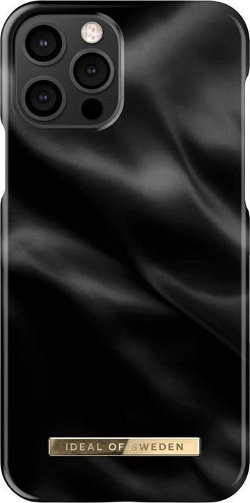Image du produit iDeal Of Sweden Couverture rigide Designer Black Satin (Apple iPhone 12 Pro, Apple iPhone 12)