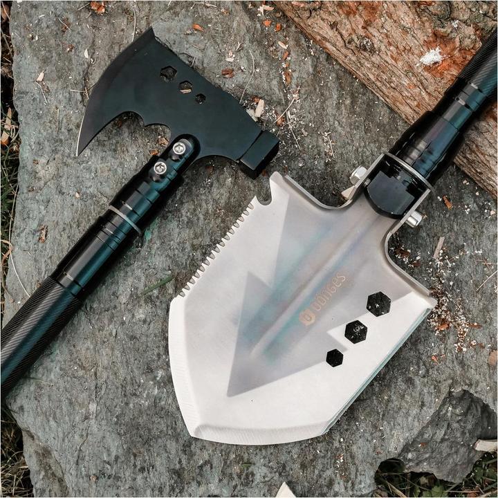 Immagine prodotto Dönges Multifunktionaler Klappspaten mit Axt in Kunststoff Box