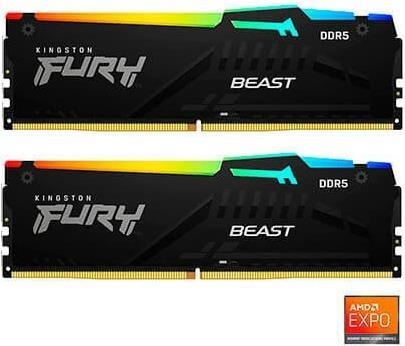 Actual product image Kingston FURY Beast (2 x 8GB, 5200 MHz, DDR5 RAM, DIMM)