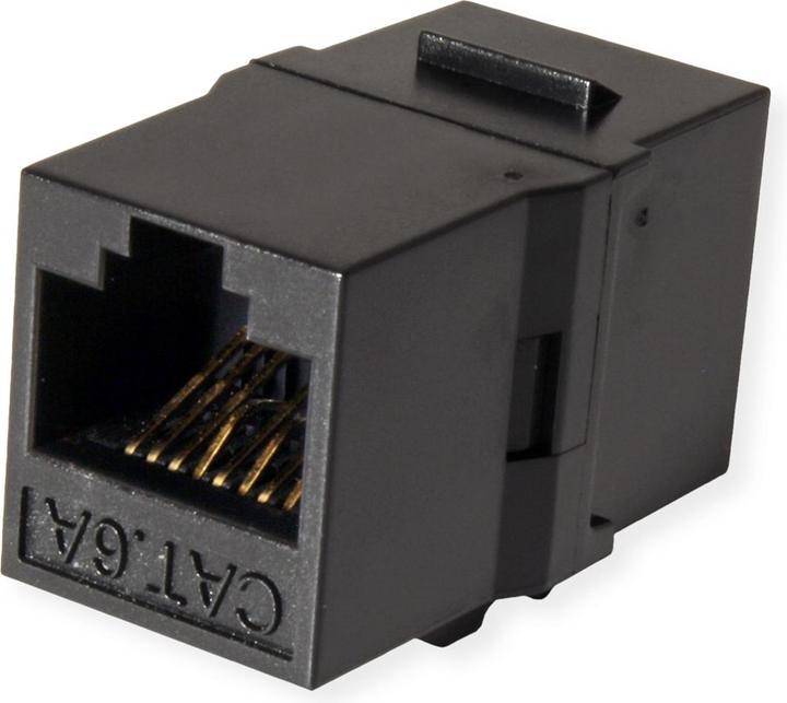 Actual product image Roline RJ45 coupling, Keystone, unshielded, Cat6/Cl.E (Keystone module)