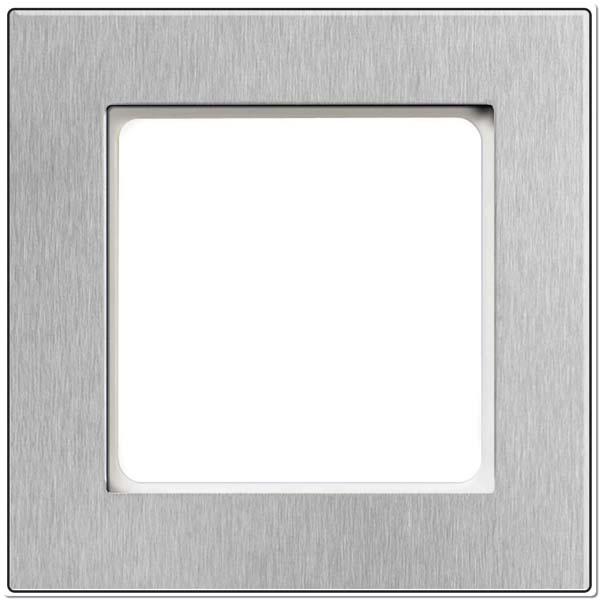 Métal inox brossé blanc mat