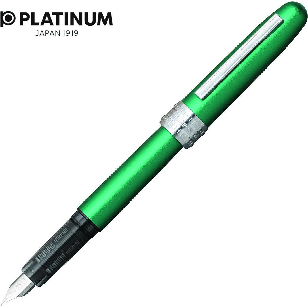 Thumbnail - Platinum, Schreibstifte, Plaisir Teal Green, M, grün matt (matte green)