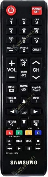 Produktbild Samsung TM1240A (Gerätespezifische Fernbedienung, Infrarot)