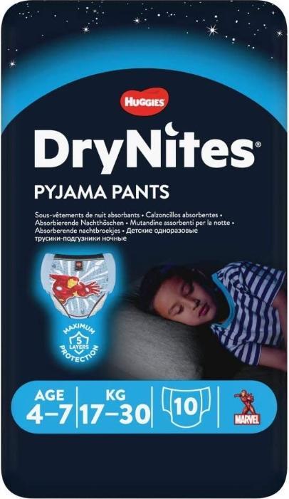 Actual product image Huggies dry nites (Size M, Pack, 10 Piece)