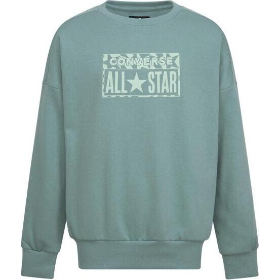 Converse, Jungen, Pullover, sweatshirt mit rundhalsausschnitt kind gfx ft, Grün, (XXL)