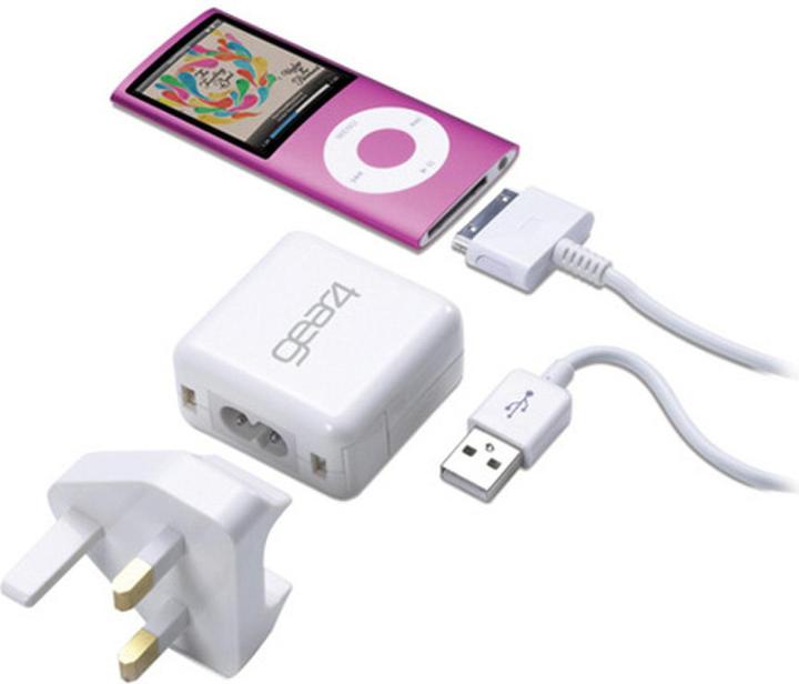 Immagine prodotto gear4 Adattatore di alimentazione USB World Tour per tutti gli iPod e gli iPhone (5 W)