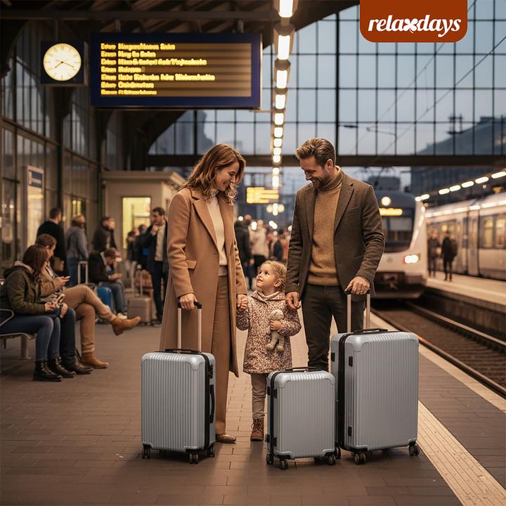 Image du produit Relaxdays Ensemble 3 valises (110 l)