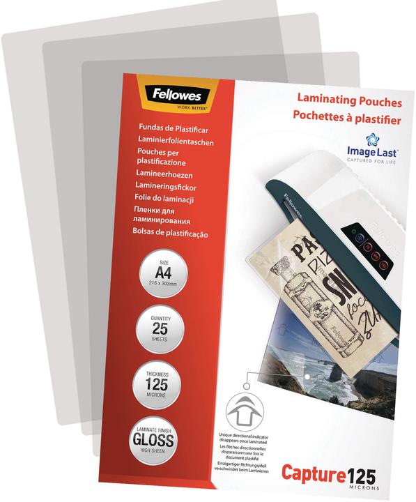 Productafbeelding Fellowes Vang 125 (A4, 25 Stuk, 125 µm)
