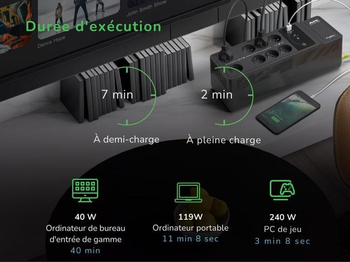 Produktbild APC BACK-UPS 500VA 8 FRENCH 230V (500 VA, 300 W, Standby USV)