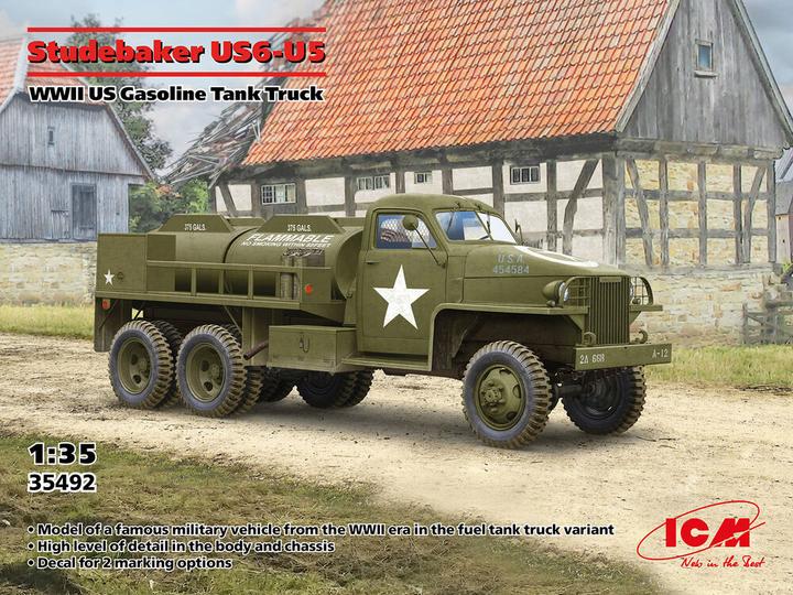 Immagine prodotto ICM Studebaker US6-U5, autocisterna statunitense della seconda guerra mondiale