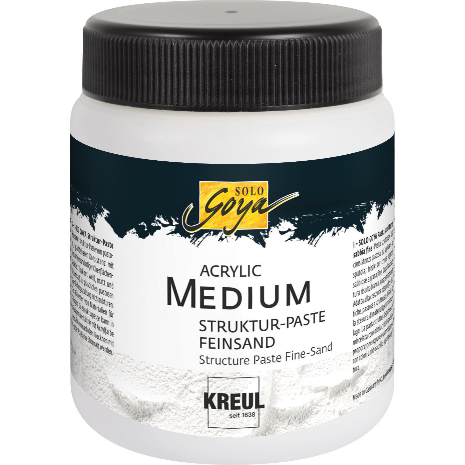 Thumbnail - Kreul, Künstlerfarbe + Bastelfarbe, Strukturpaste fein 100ml (Multi, 100 ml)