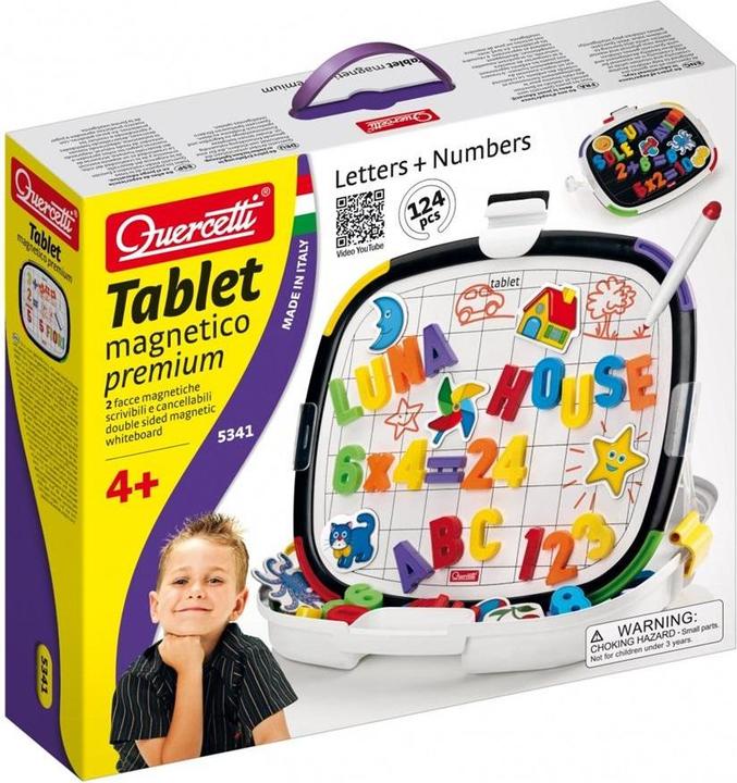 Produktbild Quercetti Magnettablett Buchstaben und Zahlen