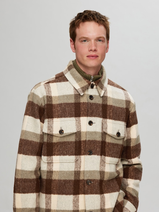 Actual product image Selected Homme Checkered Shacket (M)