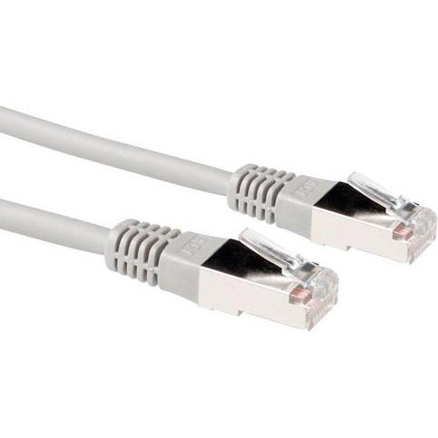 ACT Grey 15 meter LSZH F/UTP CAT5E patch cable with RJ45 connectors CAT5E F/UTP LSZH GREY 15.00M (F/UTP, CAT5e, 15 m), N...
