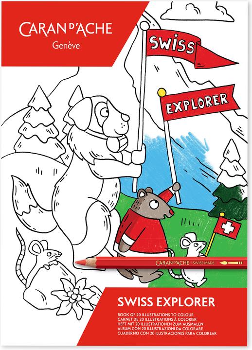 Caran d'Ache Swiss Explorer Malbuch