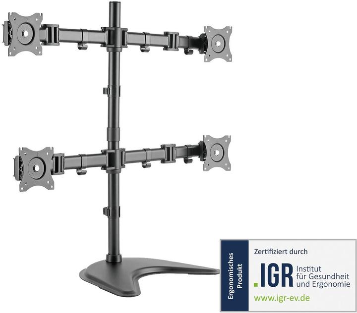 Image du produit Digitus Support quadruple universel pour moniteur (Tables, 27", 8 kg)