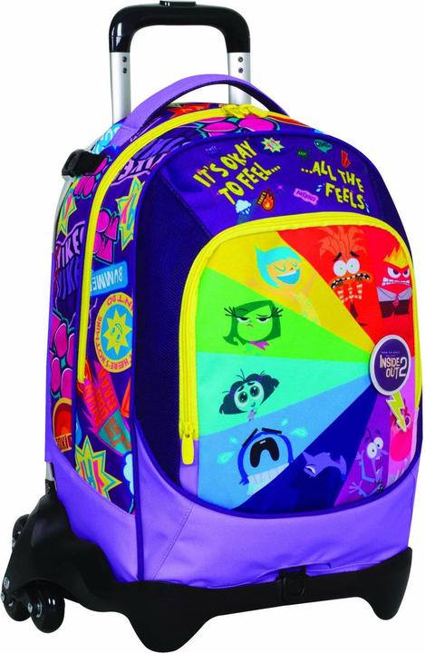Produktbild Seven Inside Out 2 Schultrolley Jack 3-in-1 mit abnehmbarem Wagen für Mädchen (33 l)