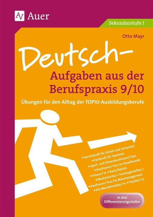 Produktbild Deutsch-Aufgaben aus der Berufspraxis 9/10 (Deutsch, Otto Mayr, 2024)