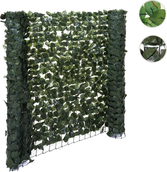 Image du produit Swisshandel24 Pare-vue de balcon, haie de hêtre pare-vue pare-vent revêtement pour terrasse clôture - 300x100cm