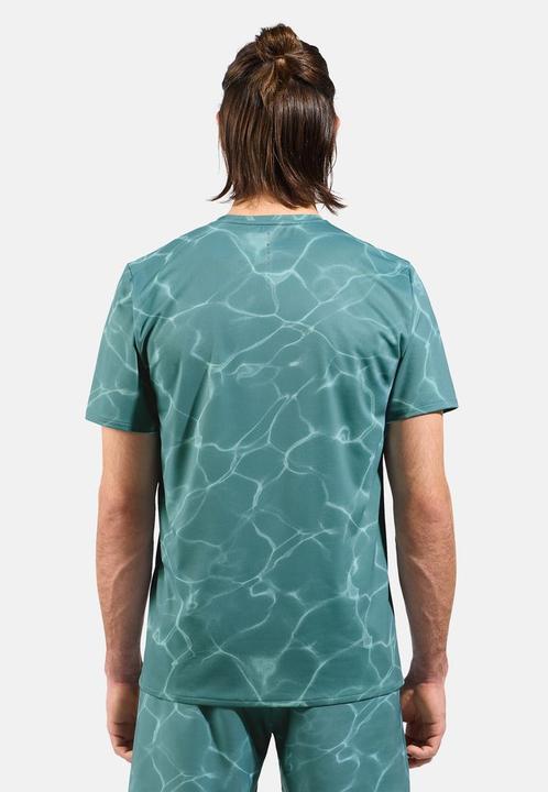 Produktbild Odlo T-shirt crew neck s/s ZEROWEIGHT CHILL-TEC PRINT (M)