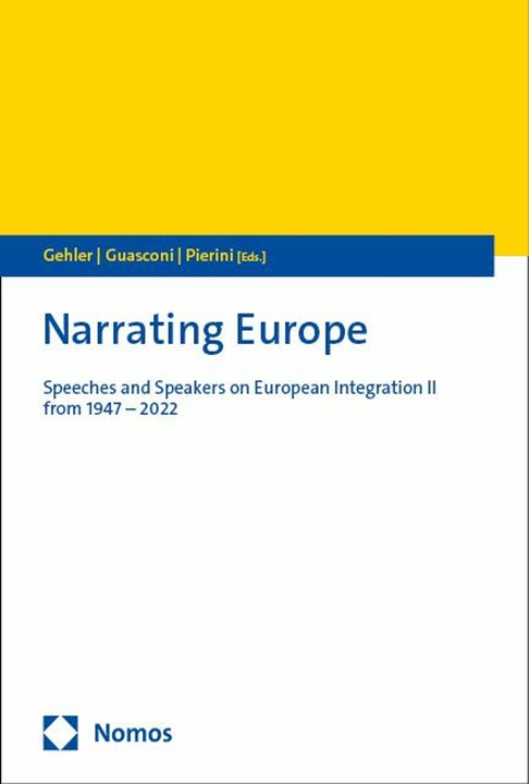 Energie-Label Narrating Europe (Englisch, Michael Gehler, Maria Eleonora Guasconi, Francesco Pierini, 2024)