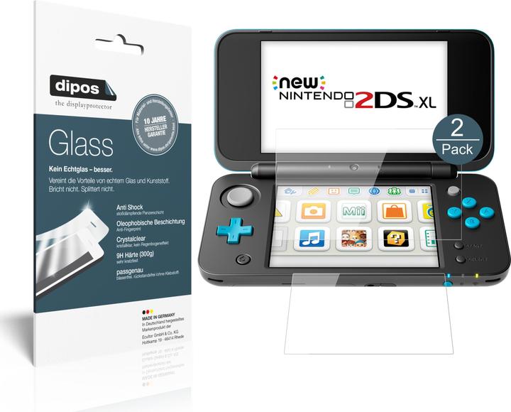 Actual product image Dipos Screen Protector Anti-Shock (1 Piece, 2DS XL)