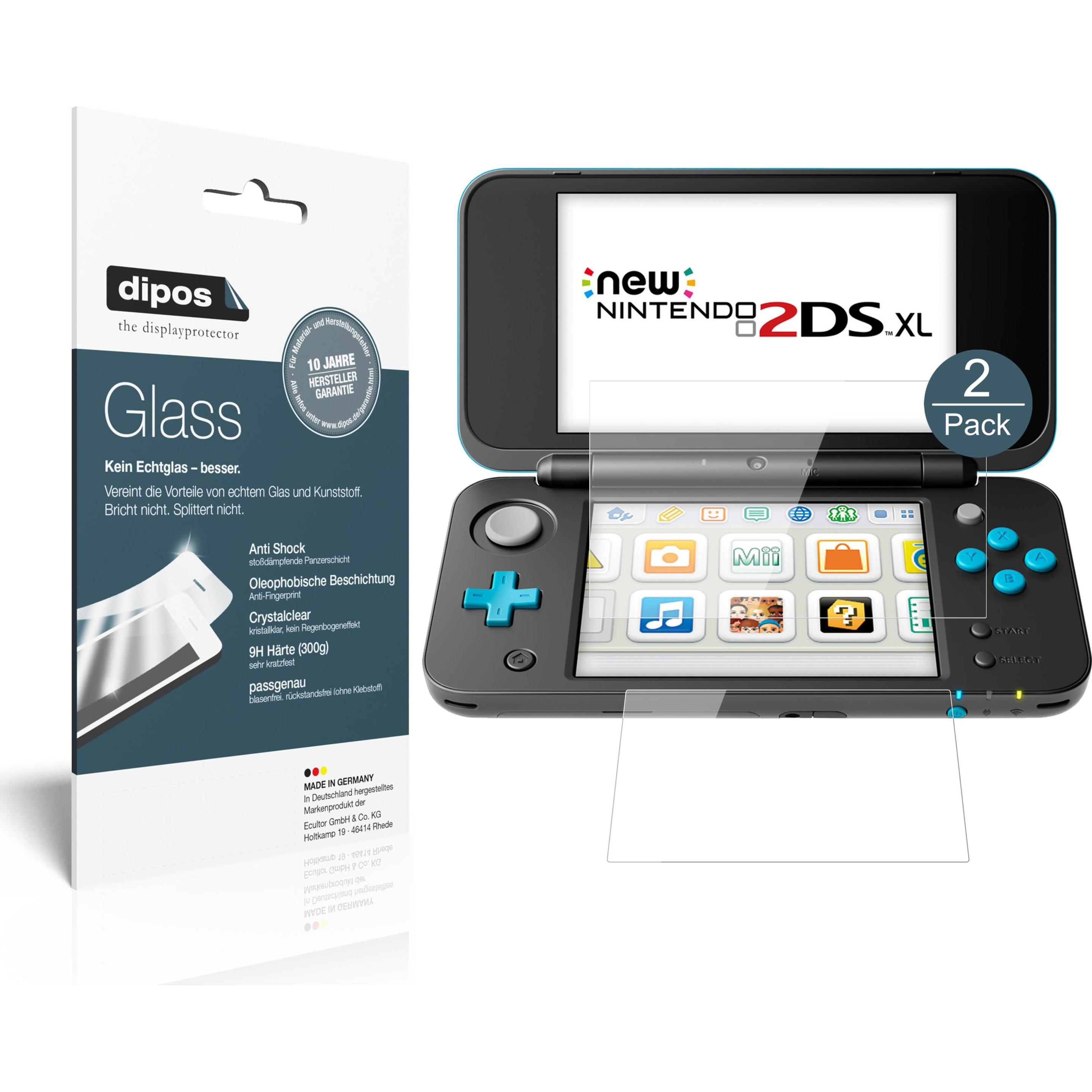 Dipos Displayschutz Anti-Shock (1 Stück, 2DS XL), Tablet Schutzfolie