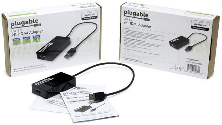Immagine prodotto Plugable Adattatore video da USB 3.0 a HDMI (HDMI, USB-A)