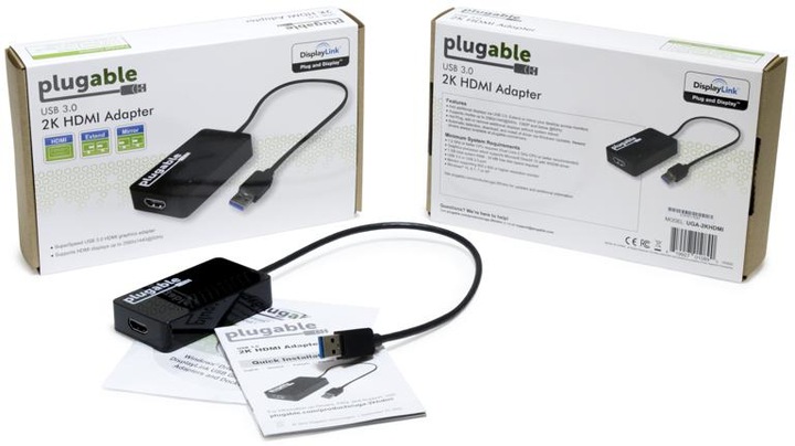 Image du produit Plugable Adaptateur vidéo USB 3.0 vers HDMI (HDMI, USB-A)