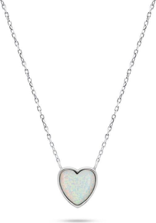 Immagine prodotto Brilio Argento - Collana a cuore in argento con opale NCL74W