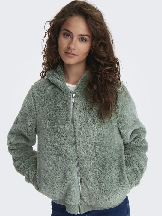 Actual product image Only Hooded jacket Teddy fur jacket (XL)