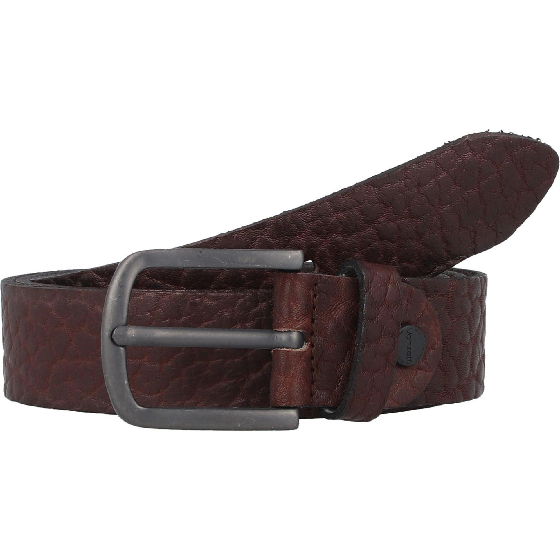 Vanzetti, Herren, Gürtel, Gürtel Leder, Braun, (95)
