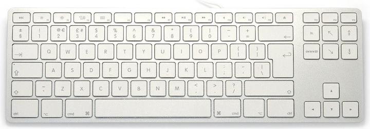 Actual product image Matias aluminium Mac Tenkeyless Sidabrinis (Eng. Int., Cable)