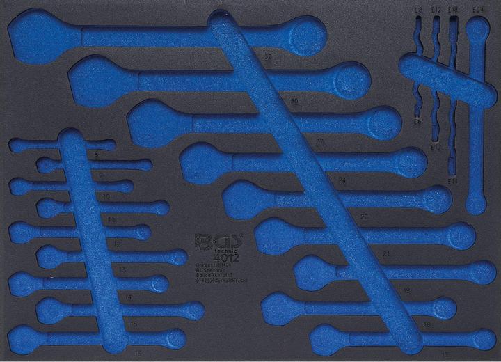 BGS Werkstattwageneinlage 3/3 leer für Art. 4012