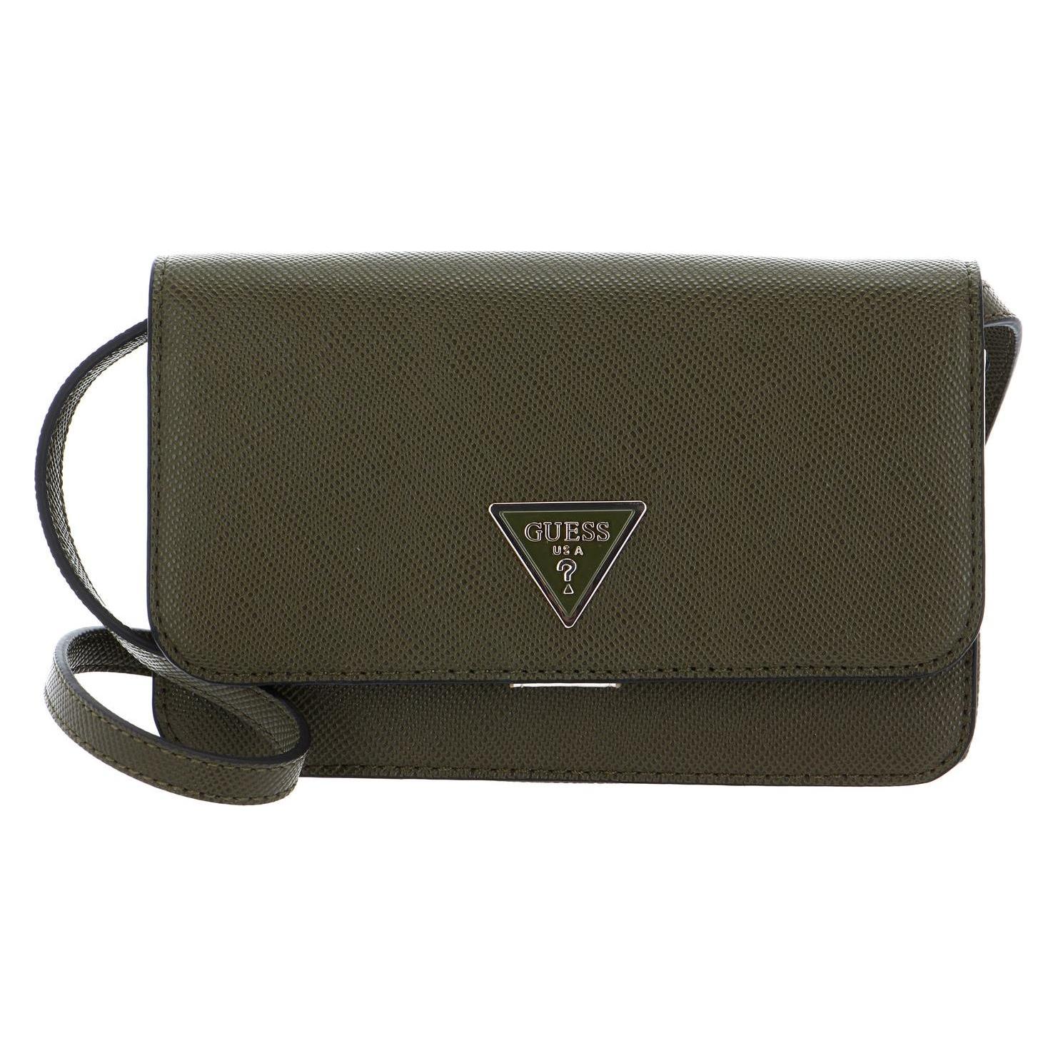 Guess, Damen, Handtasche, Laurel Slg Phone Crossbody, Grün