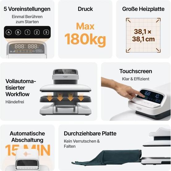 Actual product image XTool Selected HP2 Auto Heat Press