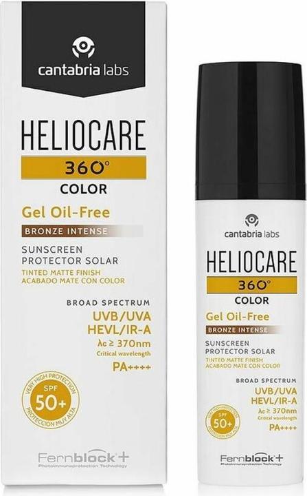 Immagine prodotto Cantabria Labs 360 Gel Oil Free Bronze Intensive Spf50 50ml (Crema solare viso, SPF 50, 50 ml)