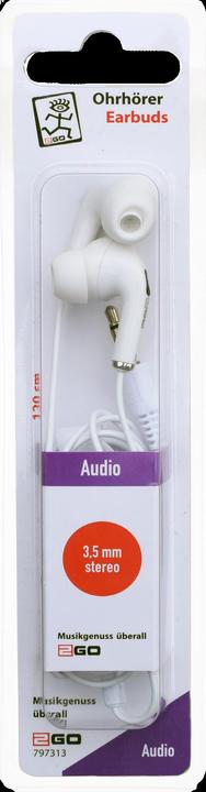 Produktbild 2GO 797313 Kopfhörer & Headset Verkabelt im Ohr Anrufe/Musik Weiss (Kabelgebunden)