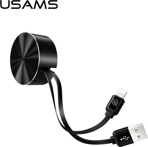 Produktbild Usams Kabel zwijany U-Bin Lightning 1m.2A czarny/black IPUSBZH01 (US-SJ150) (1 m)