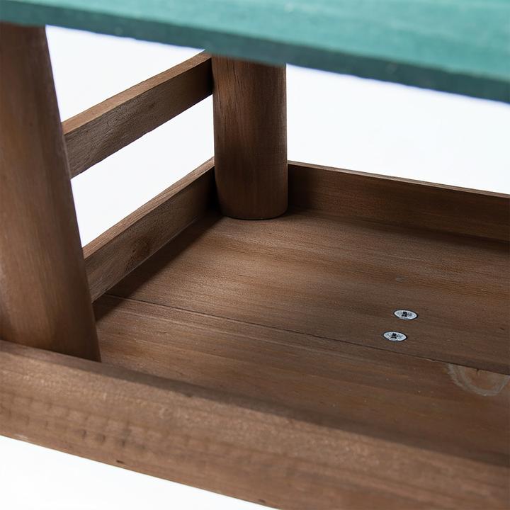 Actual product image Relaxdays Birdhouse with Stand approx 100 x 37 x 43 cm